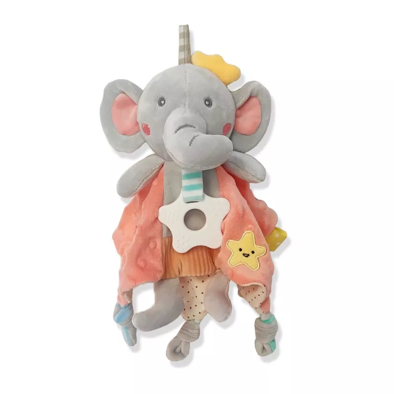 Elephant Teether Comforter Baby Plush Toy